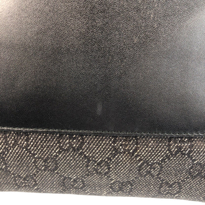 Gucci Tote Bag 28893 Gg Canvas, Leather Black Black Tote Bag Shoulder Bag Women