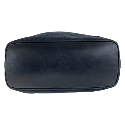 Gucci Shoulder Bag 001 4288 Gg Canvas, Leather Black Goldmetal Shoulder Bag Handbag Women