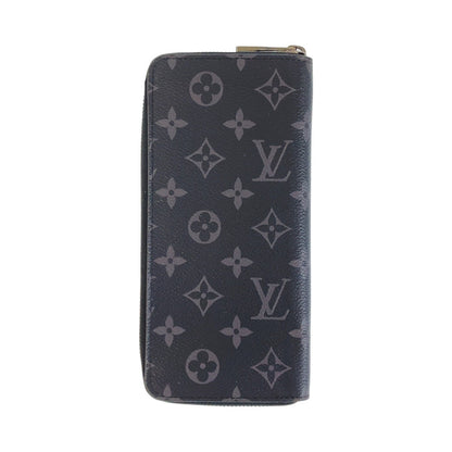 Louis Vuitton Long Wallet Purse M62295 Pvc Black Silvermetal Long Wallet Purse Zip Around Monogram