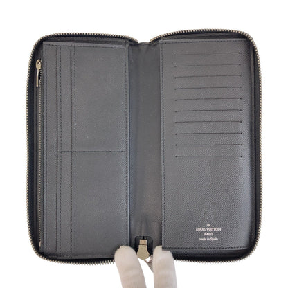 Louis Vuitton Long Wallet Purse M62295 Pvc Black Silvermetal Long Wallet Purse Zip Around Monogram