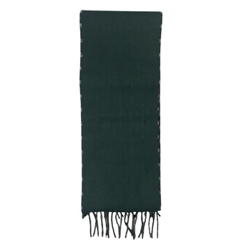 Gucci Scarf 429736 Wool Brown Green Multicolor Mens