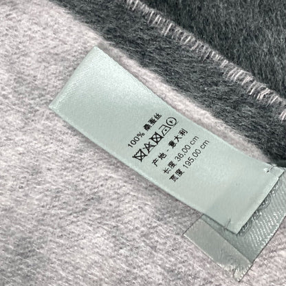 Dior Scarf 93E0015Dh001 Silk Gray Cd Logo Women