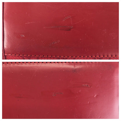 Gucci Shoulder Bag 002 1073 Gg Canvas, Leather Red Silver Metal Shoulder Bag Handbag Jackie Women