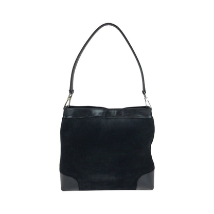 Gucci Shoulder Bag 33900 Suede, Leather Black Green Red Silvermetal One Shoulder Bag Sherry Line