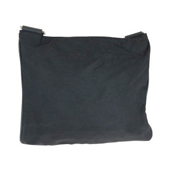 Prada Shoulder Bag Nylon Black Silvermetal Shoulder Bag Sacoche Test Triangle With Logo Women