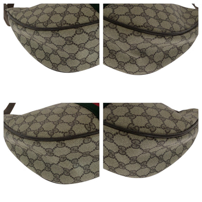 Gucci Shoulder Bag 10 02 008 Gg Supreme Canvas Beige Brown Brown Metal Shoulder Bag Shoulder Bag