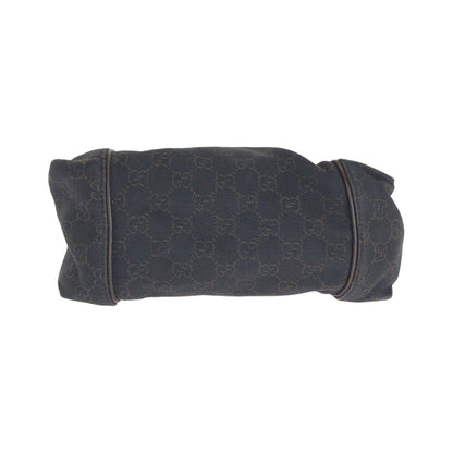 Gucci Shoulder Bag 101333 Gg Canvas Brown Black Metal Shoulder Bag Handbag Women