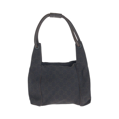 Gucci Shoulder Bag 101333 Gg Canvas Brown Black Metal Shoulder Bag Handbag Women
