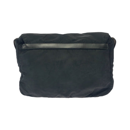 Prada Shoulder Bag 1Bd671 Nylon Black Silvermetal Shoulder Bag Messenger Bag Test Triangle With