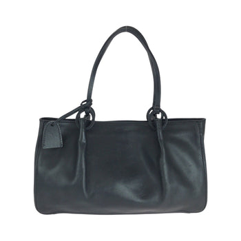Gucci Tote Bag 94898 Leather Black Goldmetal Tote Bag Handbag Women