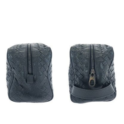 Bottegaveneta Business Bag 144361 V6143 1000 Leather Black Gunmetal Business Bag Clutch Bag