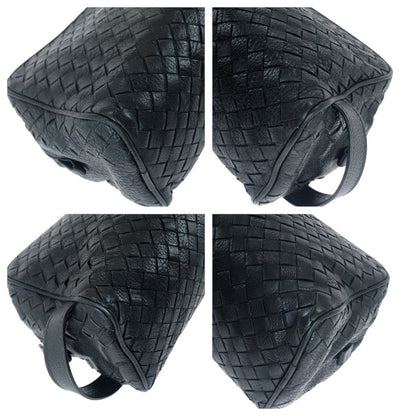 Bottegaveneta Business Bag 144361 V6143 1000 Leather Black Gunmetal Business Bag Clutch Bag