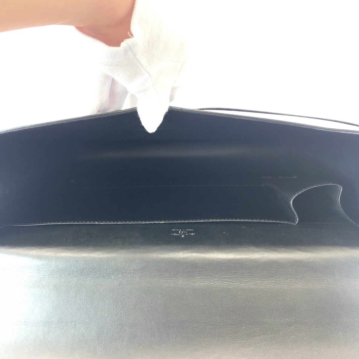 Louis Vuitton Business Bag M30802 Taiga Ardoise Black Silvermetal Business Bag Handbag Taiga Kazan