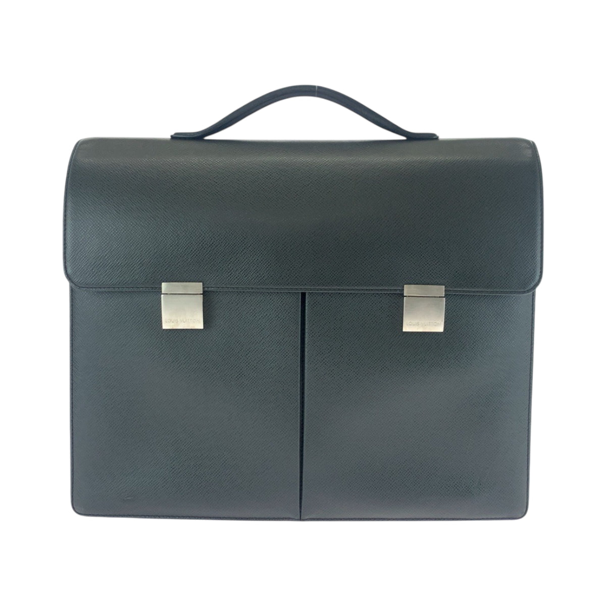 Louis Vuitton Business Bag M30802 Taiga Ardoise Black Silvermetal Business Bag Handbag Taiga Kazan