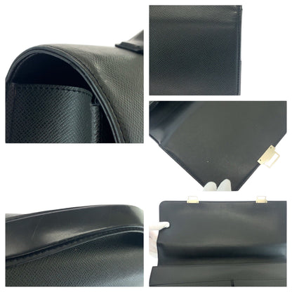 Louis Vuitton Business Bag M30802 Taiga Ardoise Black Silvermetal Business Bag Handbag Taiga Kazan
