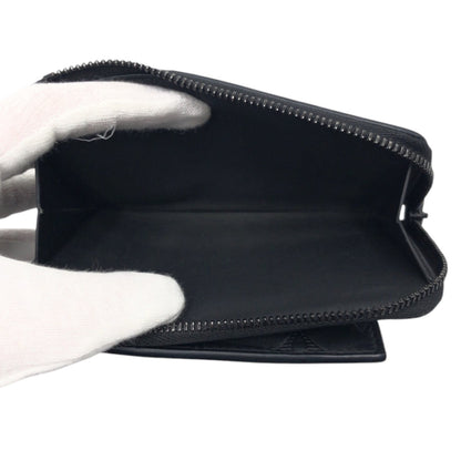 Louis Vuitton Coin Case M82526 Leather Black Black Coin Case Coin Pocket Compact Wallet Monogram