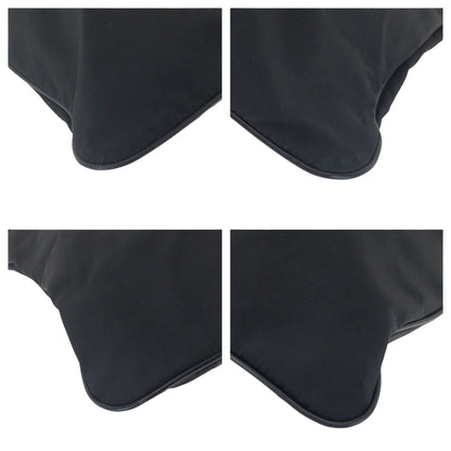 Prada Shoulder Bag Nylon Black Silvermetal Shoulder Bag Sacoche Test Triangle With Logo Women