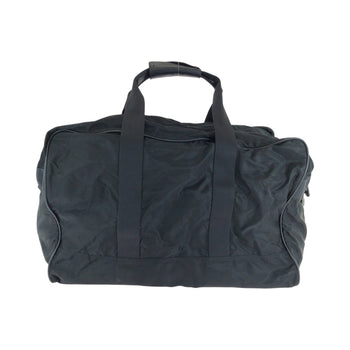 Prada Boston Duffel Bag Nylon Black Silvermetal Boston Duffel Bag Handbag Test Triangle With Logo