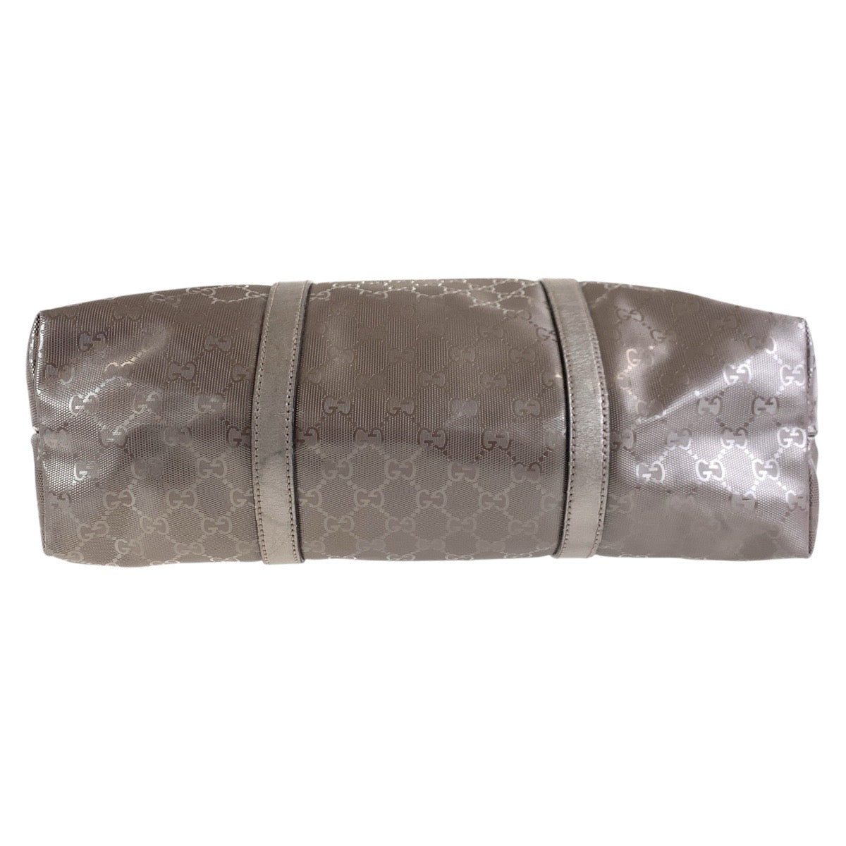 Gucci Tote Bag 223668 Gg Canvas, Leather Brown Silver Metal Tote Bag Shoulder Bag Gg Implementation