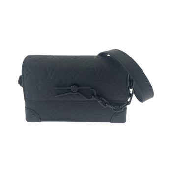 Louis Vuitton Shoulder Bag M81746 Leather Noir Black Black Metal Shoulder Bag Pochette Monogram