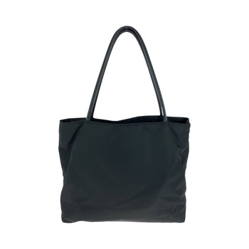 Prada Tote Bag Br3854 Nylon Black Goldmetal Tote Bag Shoulder Bag Test Triangle With Logo Women