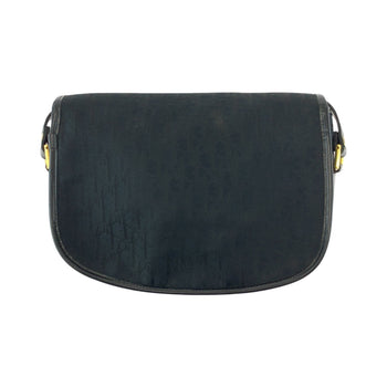 Dior Shoulder Bag Canvas, Leather Black Goldmetal Shoulder Bag Pochette Trotter Women