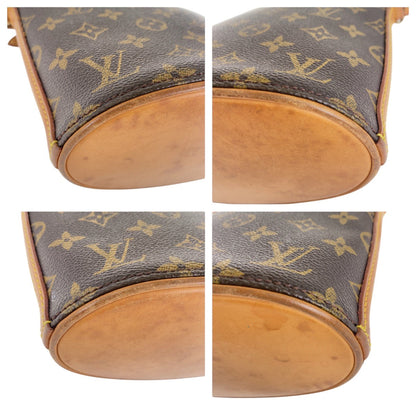 Louis Vuitton Shoulder Bag M51290 Pvc Brown Gold Metal Crossbody Shoulder Bag Monogram Drouot Women