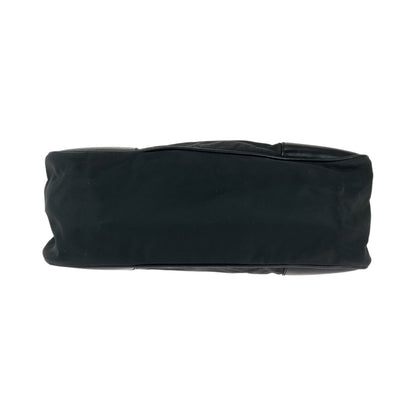 Prada Shoulder Bag Br0449 Nylon Black Silvermetal One Shoulder Bag Handbag Test Triangle With Logo