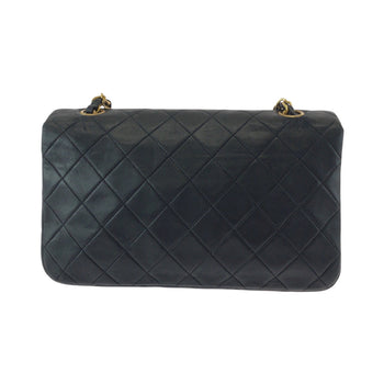 Chanel Shoulder Bag Lambskin Black Goldmetal Chainshoulder Bag Matrasse Full Flap Coco Mark