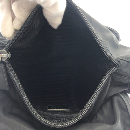 Prada Shoulder Bag Bt0173 Nylon Black Silvermetal Shoulder Bag Messenger Bag Test Triangle With