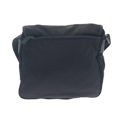 Prada Shoulder Bag Bt0173 Nylon Black Silvermetal Shoulder Bag Messenger Bag Test Triangle With