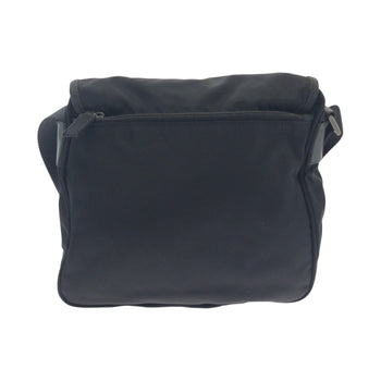 Prada Shoulder Bag Bt0173 Nylon Black Silvermetal Shoulder Bag Messenger Bag Test Triangle With
