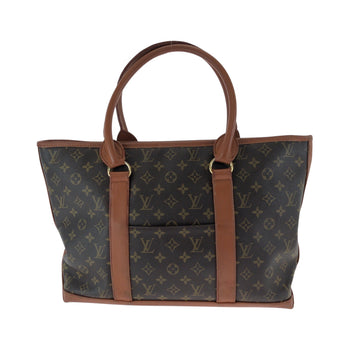 Louis Vuitton Tote Bag M42425 Pvc Brown Gold Metal Tote Bag Shoulder Bag Monogram Weekend Pm Women