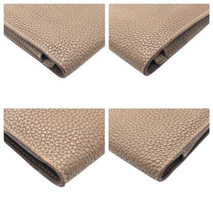 Hermes Long Wallet Purse Togo Brown Etope Long Wallet Purse Long Wallet Unisex Dogon Gm Women