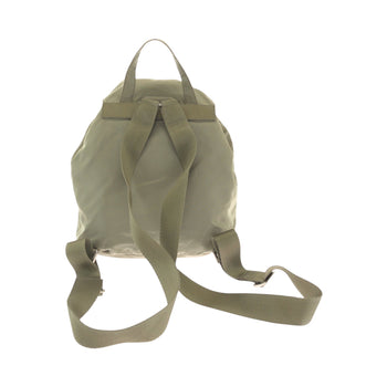 Prada Backpack Nylon Greige Silvermetal Backpack Backpack Test Triangle With Logo Women