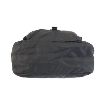 Prada Shoulder Bag Nylon, Leather Black Silvermetal Shoulder Bag Pochette Test Triangle With Logo