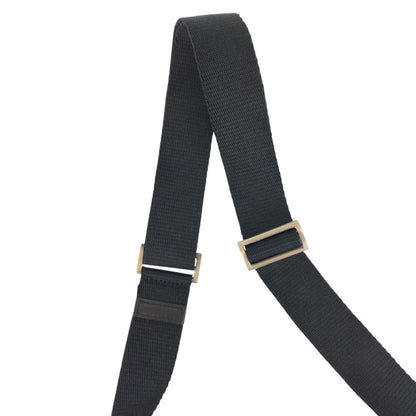 Prada Shoulder Bag Nylon, Leather Black Silvermetal Shoulder Bag Pochette Test Triangle With Logo