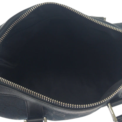 Gucci Handbag 000 0851 Gg Canvas Black Silvermetal Handbags Mini Boston Duffel Bag Women