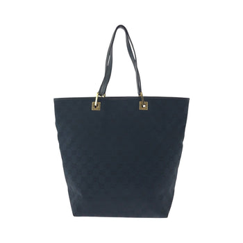Gucci Tote Bag 002 1098 Gg Canvas Black Goldmetal Tote Bag Shoulder Bag Women