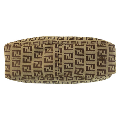 Fendi Tote Bag 8Bh006 Canvas, Leather Beige Brown Tote Bag Handbag Zucchino Women