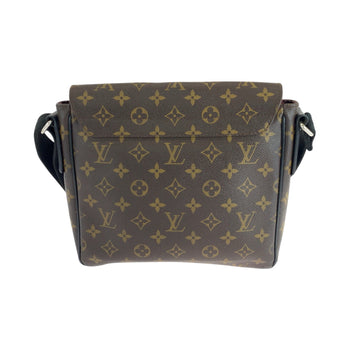 Louis Vuitton Shoulder Bag M40935 Pvc Brown Black Silvermetal Shoulder Bag Monogram Macasa District