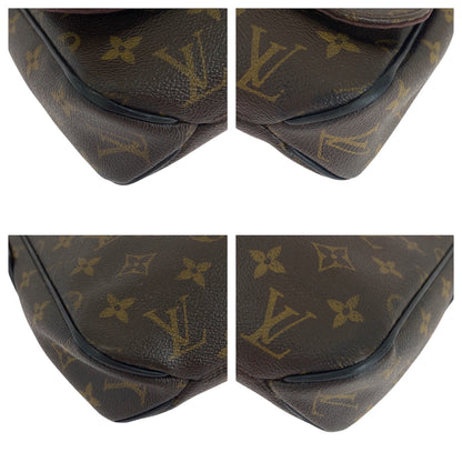 Louis Vuitton Shoulder Bag M40935 Pvc Brown Black Silvermetal Shoulder Bag Monogram Macasa District