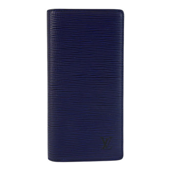 Louis Vuitton Long Wallet Purse M81371 Leather Navy White Long Wallet Purse Epi Monogram Eclipse