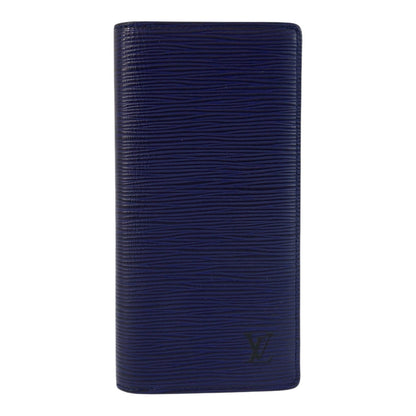 Louis Vuitton Long Wallet Purse M81371 Leather Navy White Long Wallet Purse Epi Monogram Eclipse