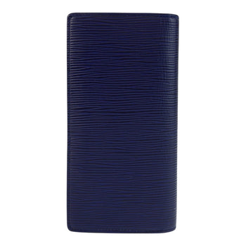 Louis Vuitton Long Wallet Purse M81371 Leather Navy White Long Wallet Purse Epi Monogram Eclipse