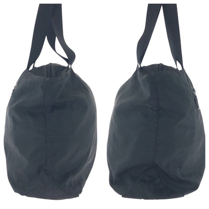 Prada Shoulder Bag Nylon Black Silvermetal Shoulder Bag Handbag Unisex Test Triangle With Logo Women