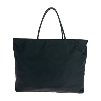 Prada Tote Bag Nylon Black Silvermetal Tote Bag Shoulder Bag Test Triangle With Logo Women