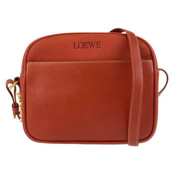 Loewe Shoulder Bag Leather Orange Goldmetal Shoulder Bag Pochette Velazquez Women
