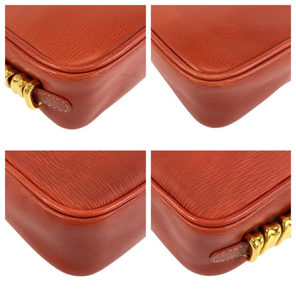 Loewe Shoulder Bag Leather Orange Goldmetal Shoulder Bag Pochette Velazquez Women