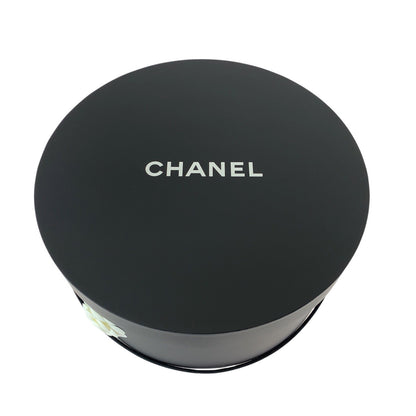 Chanel Hat Straw Beige Gray Coco Mark M